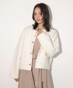 Rirandture(リランドチュール) |アンゴラコクーンニットジャケット