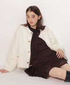 Rirandture(リランドチュール) |アンゴラコクーンニットジャケット
