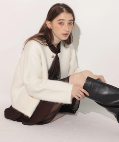 Rirandture(リランドチュール) |アンゴラコクーンニットジャケット