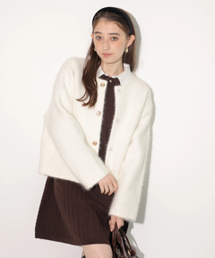 Rirandture(リランドチュール) |アンゴラコクーンニットジャケット