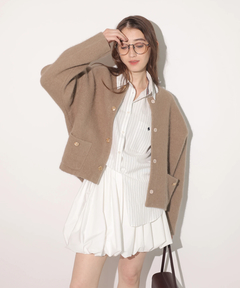 Rirandture(リランドチュール) |アンゴラコクーンニットジャケット