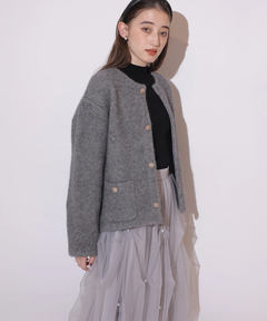 Rirandture(リランドチュール) |アンゴラコクーンニットジャケット