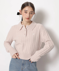 Rirandture〈POLO BCSコラボ〉ケーブルポロニット(試着のみ) Rirandture〈POLO BCSコラボ〉ケーブルポロニット(試着のみ)
