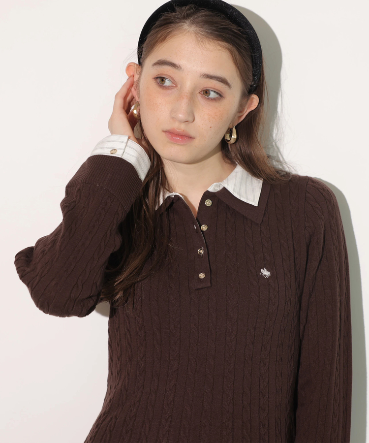 【コメ】リランドチュール Rirandture POLO BCSコラボ POLO BCSコラボ〉ハーフジップニット | ニット | Rirandture（リ