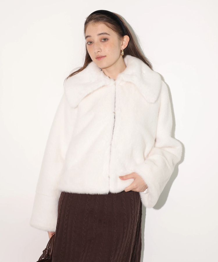 ワイドカラーファーコート | コート | Rirandture（リランドチュール