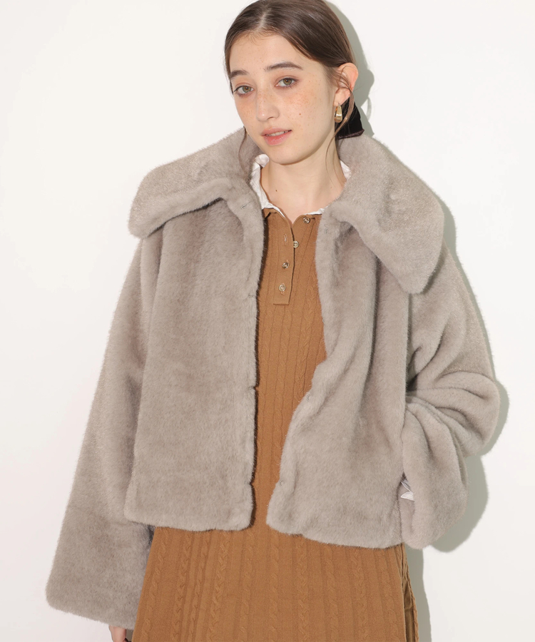 ワイドカラーファーコート | コート | Rirandture（リランドチュール