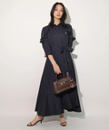 rirandture フリルシャツワンピース POLO BCSコラボ POLO BCSコラボ〉フリルシャツワンピース | ワンピース