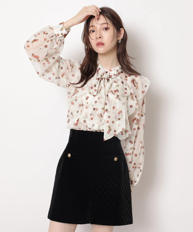 ハイウエストベロアショートパンツ | パンツ | Rirandture（リランド