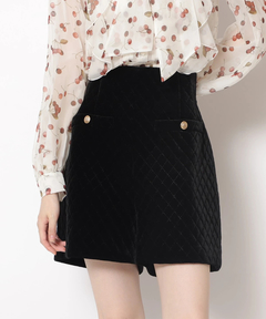 Rirandture(リランドチュール) |ハイウエストベロアショートパンツ
