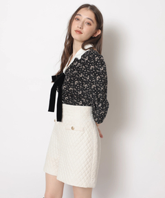 Rirandture(リランドチュール) |ハイウエストベロアショートパンツ