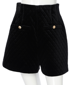 Rirandture(リランドチュール) |ハイウエストベロアショートパンツ