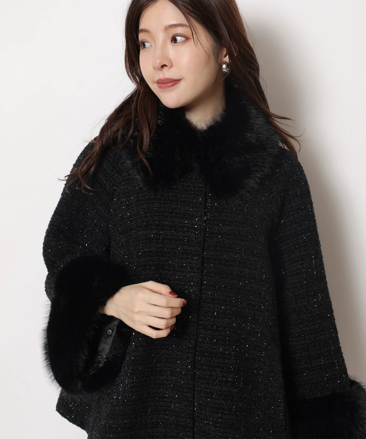 ツィードファー衿ショートコート | コート | Rirandture（リランド