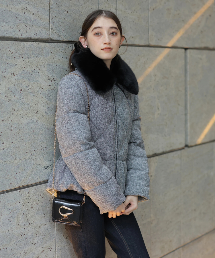 ファーカラー中綿ジャケット | コート | Rirandture（リランドチュール