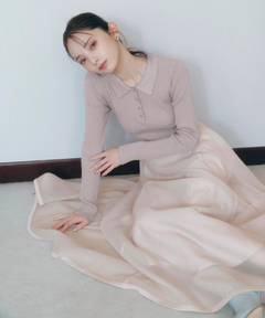 リランドチュール　ポロシャツ　〈POLO BCSコラボ〉　白 POLO BCSコラボ〉オーバーサイズシャツ | シャツ・ブラウス