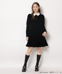 Rirandture(リランドチュール) |ベルベットカラーミニワンピース