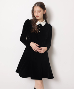 Rirandture(リランドチュール) |ベルベットカラーミニワンピース