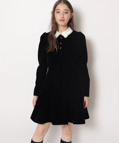 Rirandture(リランドチュール) |ベルベットカラーミニワンピース