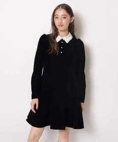 Rirandture(リランドチュール) |ベルベットカラーミニワンピース