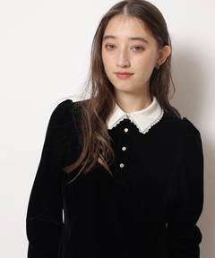 Rirandture(リランドチュール) |ベルベットカラーミニワンピース