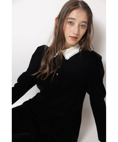 Rirandture(リランドチュール) |ベルベットカラーミニワンピース