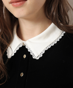 Rirandture(リランドチュール) |ベルベットカラーミニワンピース