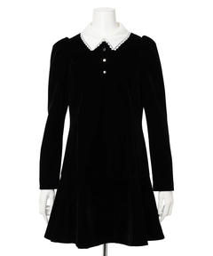 Rirandture(リランドチュール) |ベルベットカラーミニワンピース