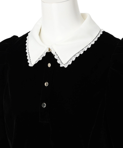 Rirandture(リランドチュール) |ベルベットカラーミニワンピース