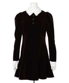 Rirandture(リランドチュール) |ベルベットカラーミニワンピース