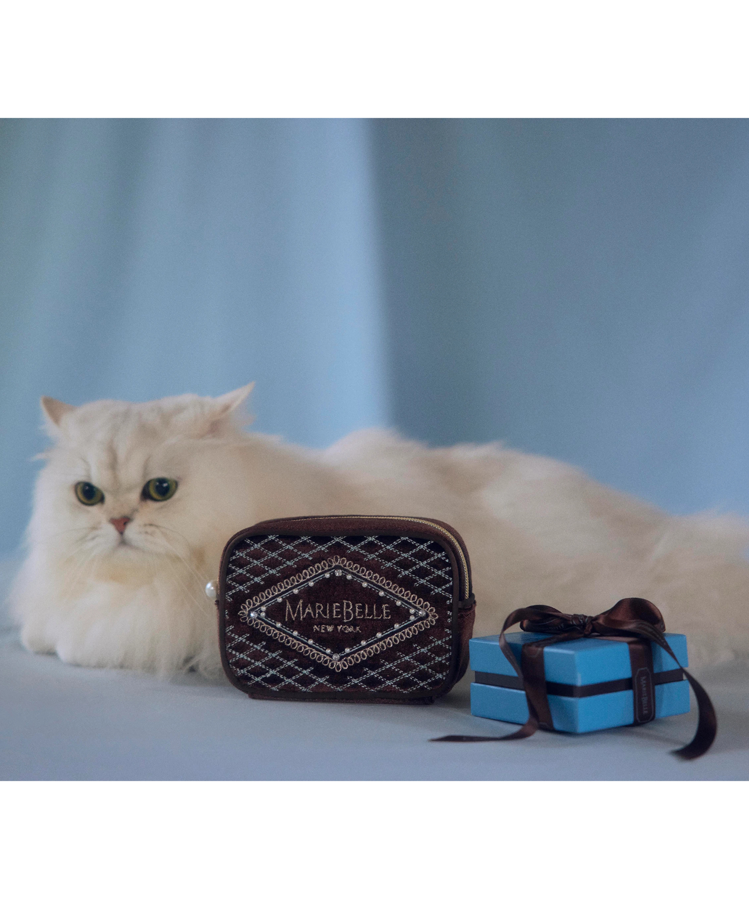 MARIEBELLEコラボ〉Velour Pouch | ポーチ | Rirandture（リランド