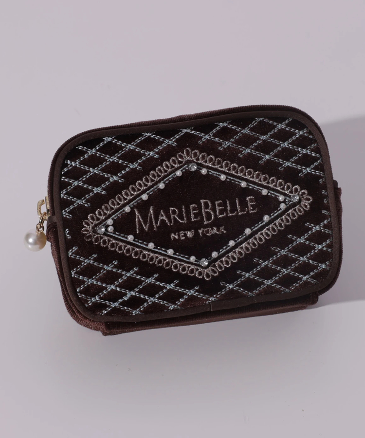 MARIEBELLEコラボ〉Velour Pouch | ポーチ | Rirandture（リランド