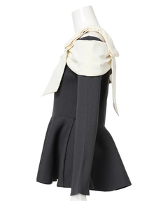 Rirandture(リランドチュール) |[WEB LIMITED]オフショルリボンドッキングニット