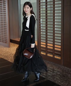 Rirandture(リランドチュール) |パールタッキングチュールスカート