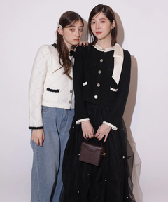 Rirandture(リランドチュール) |パールタッキングチュールスカート