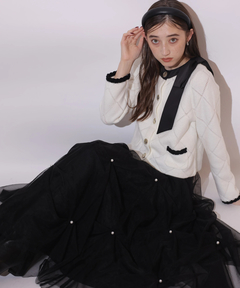 Rirandture(リランドチュール) |パールタッキングチュールスカート