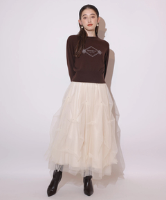 Rirandture(リランドチュール) |パールタッキングチュールスカート