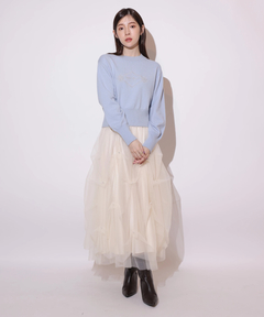 Rirandture(リランドチュール) |パールタッキングチュールスカート