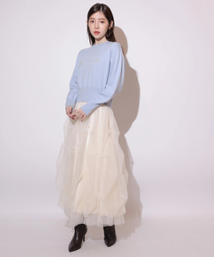 Rirandture(リランドチュール) |パールタッキングチュールスカート
