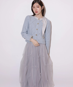 Rirandture(リランドチュール) |パールタッキングチュールスカート