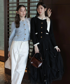 Rirandture(リランドチュール) |パールタッキングチュールスカート