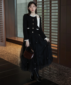 Rirandture(リランドチュール) |パールタッキングチュールスカート