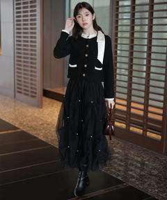 Rirandture(リランドチュール) |パールタッキングチュールスカート