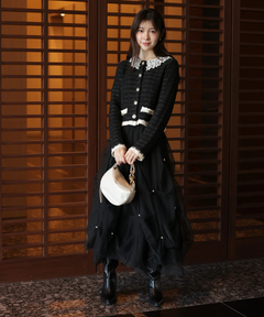 Rirandture(リランドチュール) |パールタッキングチュールスカート