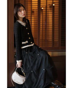 Rirandture(リランドチュール) |パールタッキングチュールスカート