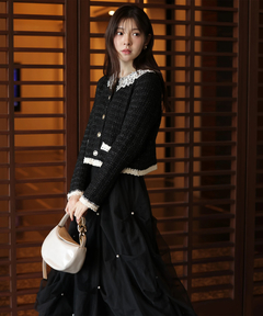 Rirandture(リランドチュール) |パールタッキングチュールスカート