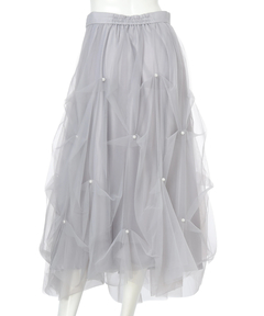 Rirandture(リランドチュール) |パールタッキングチュールスカート