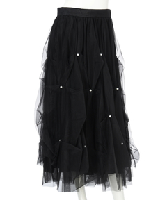 Rirandture(リランドチュール) |パールタッキングチュールスカート