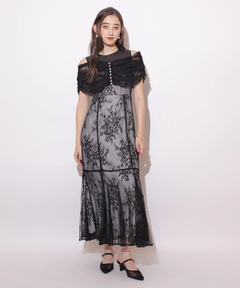 Rirandture(リランドチュール) |オフショルレースマーメイドワンピース