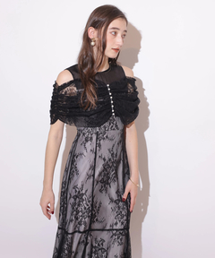 Rirandture(リランドチュール) |オフショルレースマーメイドワンピース