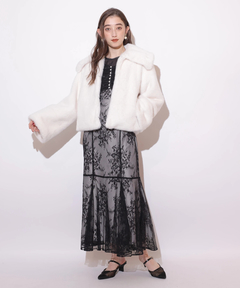 Rirandture(リランドチュール) |オフショルレースマーメイドワンピース