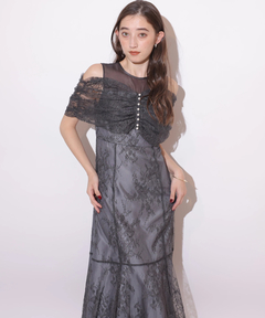 Rirandture(リランドチュール) |オフショルレースマーメイドワンピース